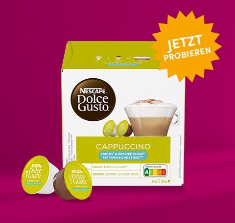 Dolce Gusto Cappuccino Jetzt probieren