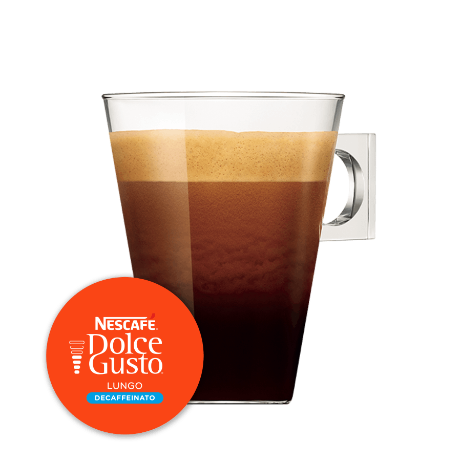 Lungo Decaffeinato Kaffeekapseln Persönlichkeit | Nescafé Dolce Gusto